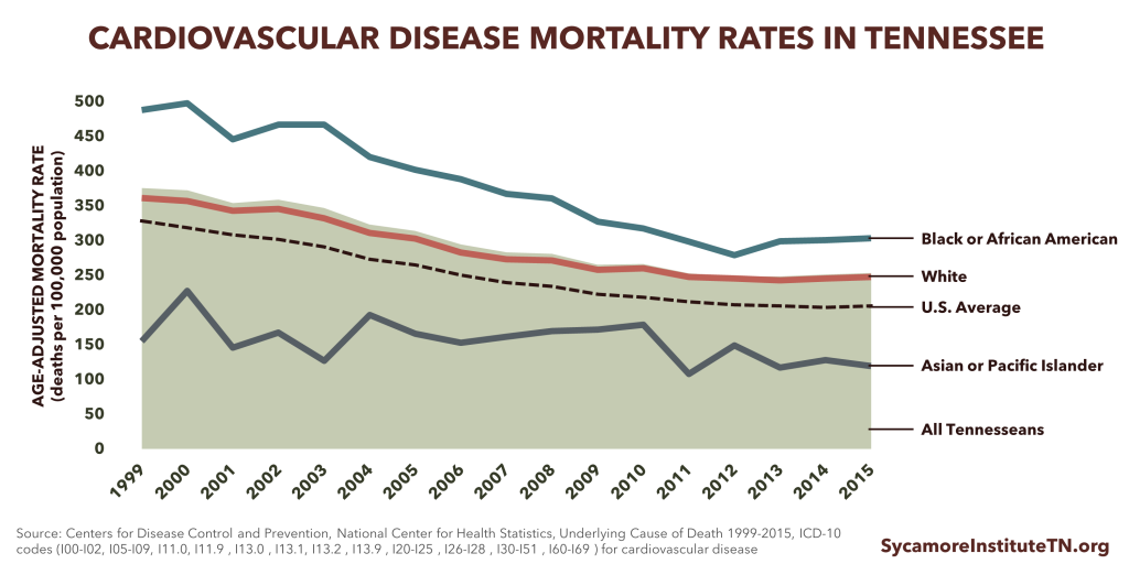 Cardiovascular Disease Mortality Rates in Tennessee