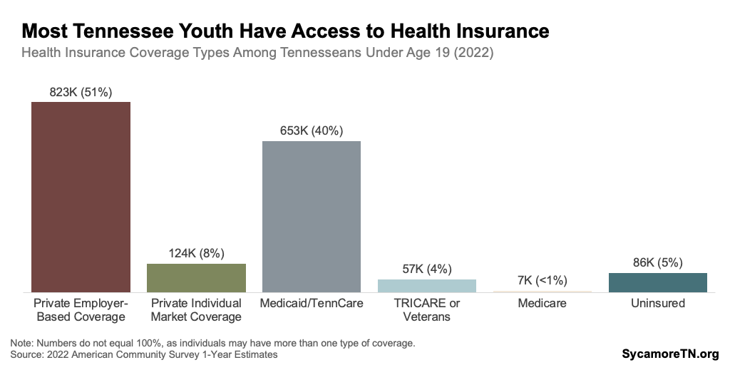 Most Tennessee Youth Have Access to Health Insurance